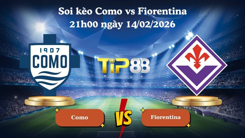 TIP88 Nhận định soi kèo Como vs Fiorentina 21h00 ngày 14/02/2026 - Serie A