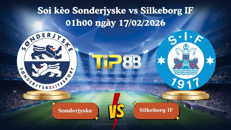 TIP88 Nhận định soi kèo Sonderjyske vs Silkeborg IF 01h00 ngày 17/02/2026 - VĐQG Đan Mạch